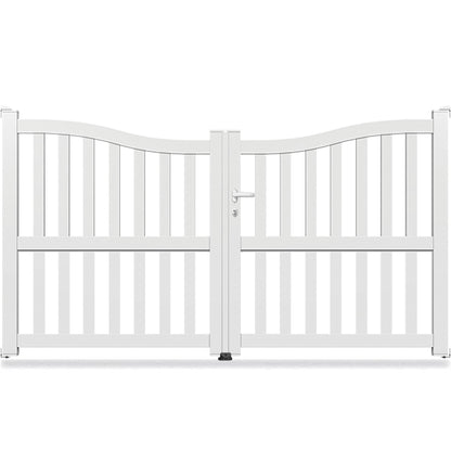 Portail aluminium CDG ajouré inversé - Herakles