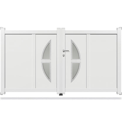 Portail aluminium battant design - Orion
