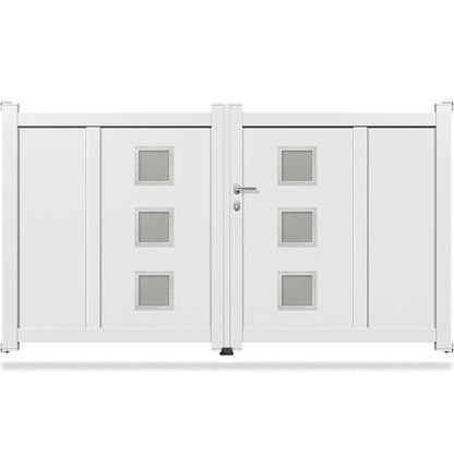Portail aluminium battant design - Ouréa