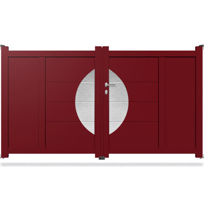 Portail aluminium battant design - Ovide