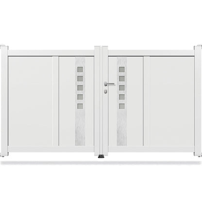 Portail aluminium battant design - Rémus
