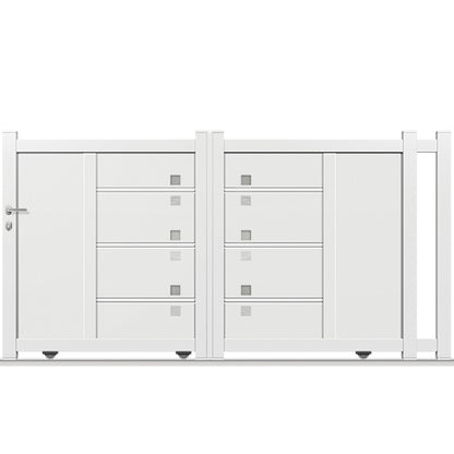 Portail aluminium coulissant - Crucis