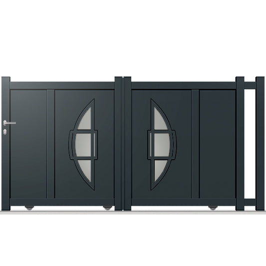 Portail aluminium coulissant - Cygnus