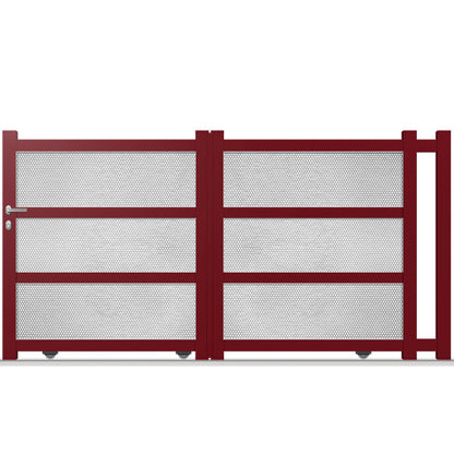 Portail aluminium coulissant - Daphné
