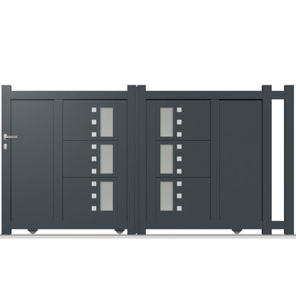 Portail aluminium coulissant - Epsilon