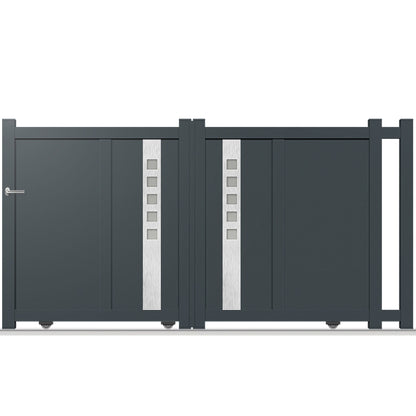 Portail aluminium coulissant - Orionis