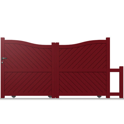 Portail aluminium coulissant - Thales