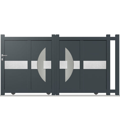 Portail aluminium coulissant - Theta