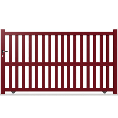 Portail aluminium coulissant ajouré - Stella
