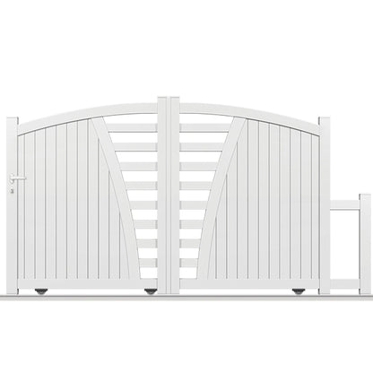 Portail aluminium coulissant semi-modern - Octans