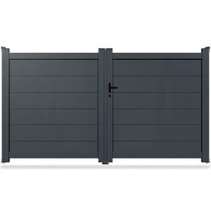 Portail aluminium droit - Chara