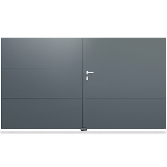 Portail aluminium droit - Eusèbe