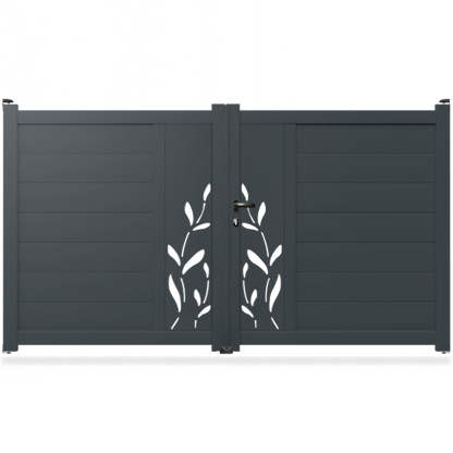 Portail aluminium droit - Giena