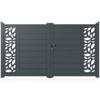 Portail aluminium droit - Heka