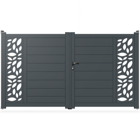Portail aluminium droit - Heka