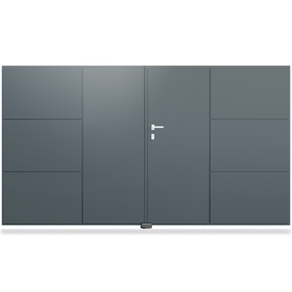 Portail aluminium droit - Hypérion