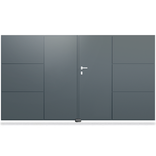 Portail aluminium droit - Hypérion