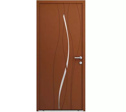 Porte d'entrée bois / aluminium - Colombe