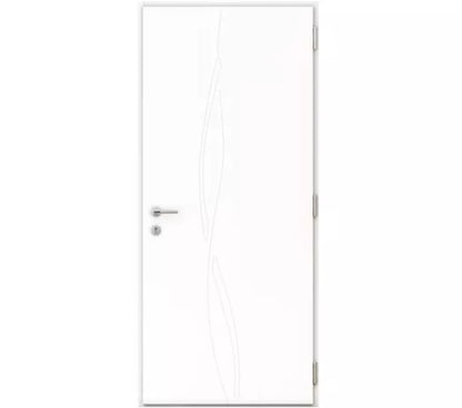 Porte d'entrée bois / aluminium - Colombe