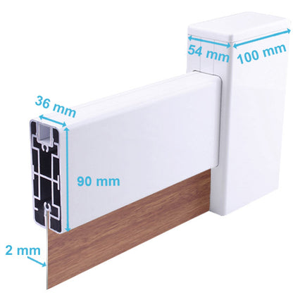 Portail aluminium coulissant - Emma