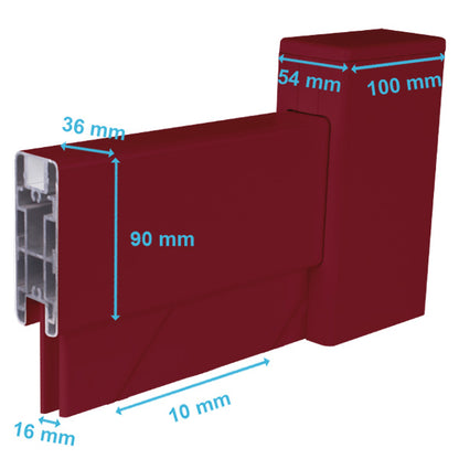 Portail aluminium coulissant - Thales