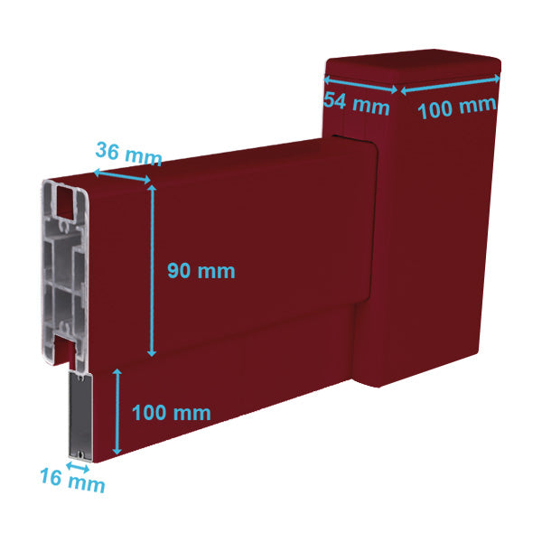Portail aluminium coulissant bombé - Cassiopeia