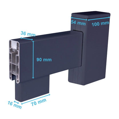 Portillon aluminium - Alceste