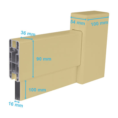 Portail aluminium coulissant - Hydra