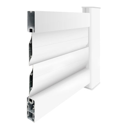 Portail aluminium droit plein - Tureis