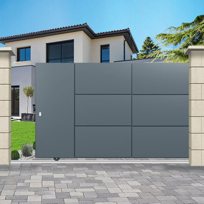 Portail aluminium coulissant - Leonis