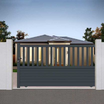 Portail aluminium coulissant - Lepus