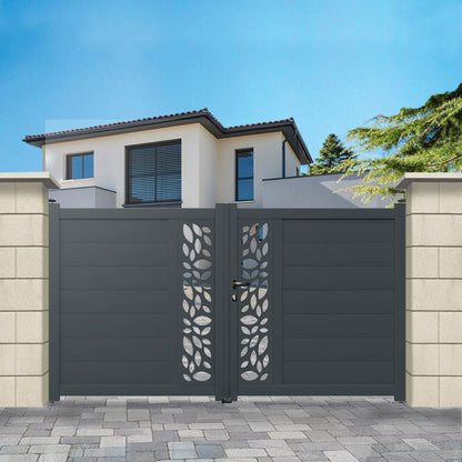 Portail aluminium droit - Diya