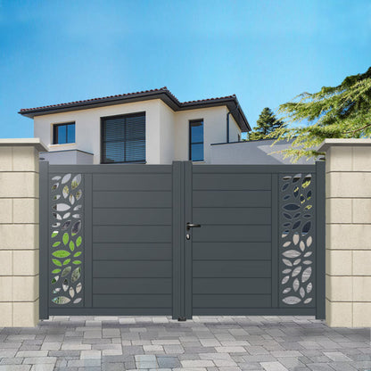Portail aluminium droit - Heka
