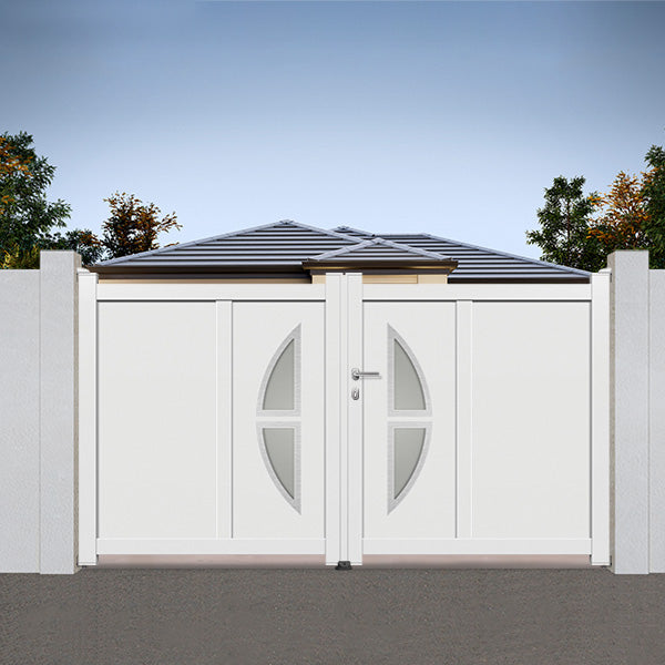 Portail aluminium battant design - Orion