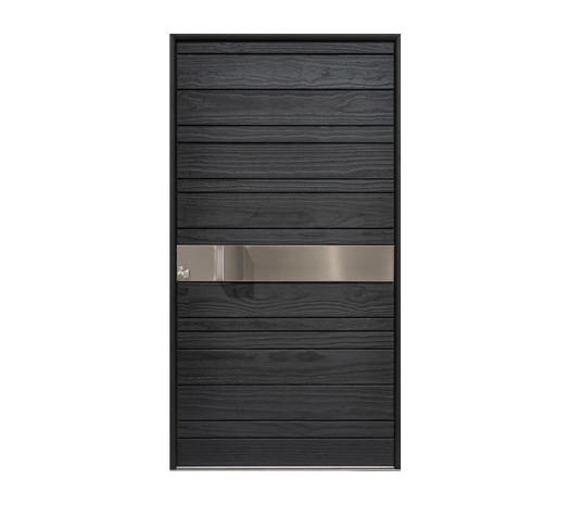 Porte d'entrée bois - Kube