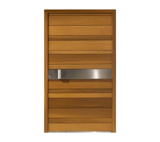 Porte d'entrée bois - Oblik
