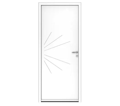 Porte d'entrée en acier - Reseau