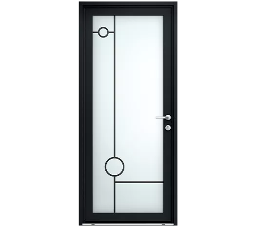 Porte d'entrée bois / aluminium - Azura