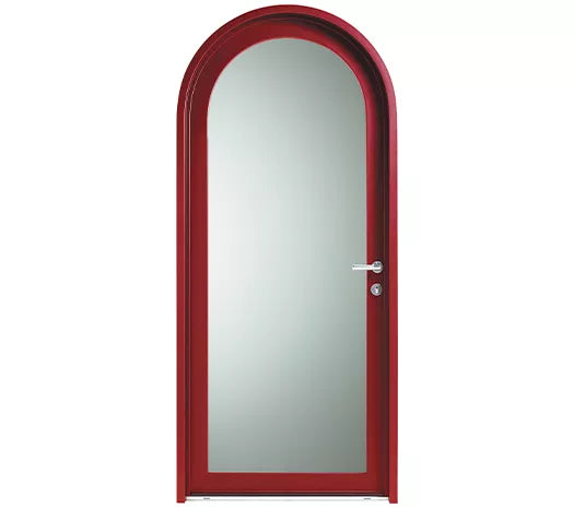 Porte d'entrée bois / aluminium - Azura Cintrée
