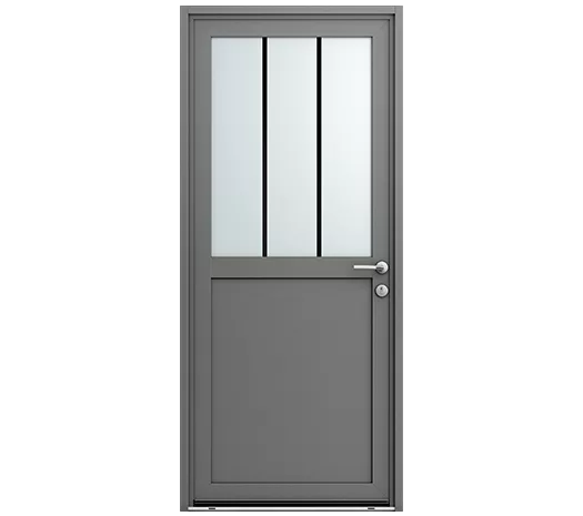 Porte d'entrée bois / aluminium - Carlina