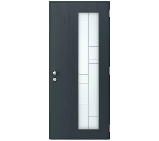 Porte d'entrée bois / aluminium - Duplex