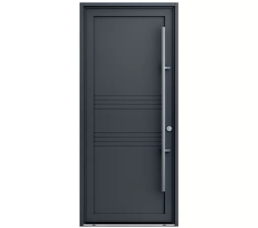 Porte d'entrée bois / aluminium - Morphee