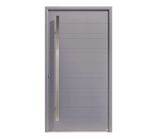 Porte d'entrée bois / aluminium - Solya