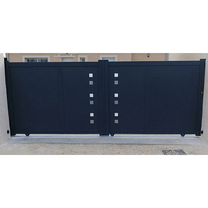 Portail aluminium coulissant - Crucis